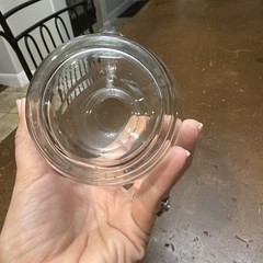 Clear Etched Tumble Up Bedside Water Carafe And Glass