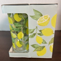Set of 4 Fresh Picks Lemon Highball Glasses Lemonade Iced Tea Cocktail Tumblers