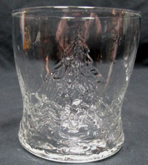 4 ARCOROC Holly Tree Old Fashioned/On the Rocks 9oz. clear glass 3.5″h tumblers
