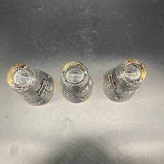 set of 3 MCM sailing ships with gold detail barware tumbler glasses