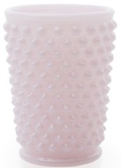 Tumbler – Hobnail Gigi Pattern – Crown Tuscan Pink Glass – Mosser USA