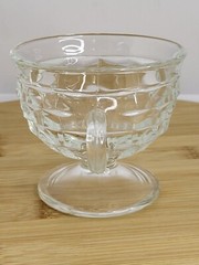 Indiana Glass Whitehall Cubist Footed with Handle Punch Cup – Individual Cup