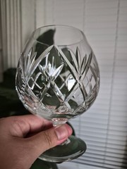 Vintage Royal BRIERLEY Crystal – ELIZABETH Cut – Brandy Glass / Glasses – 5 3/4″