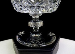 Libbey Rock Sharpe Crystal #1002 Shannon Pattern 3pc 3 1/2″ Low Sherbets 1942-