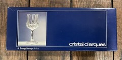Cristal D’arques Longchamp Cordial Glasses Shot Crystal 2 oz / 6 cl ~ Set of 6 ~