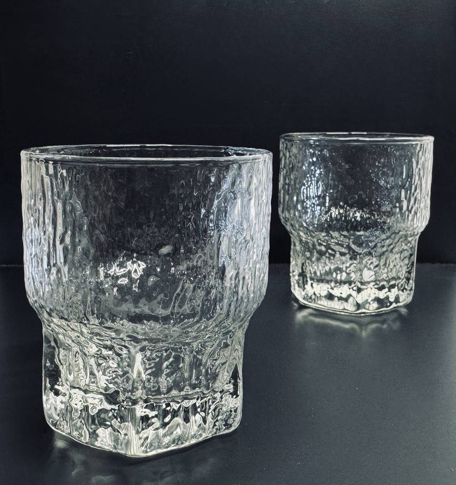Aslak Glasses MCM by Tapio Wirkkala for manufacturer Iittala, Finnish, Set Of 2