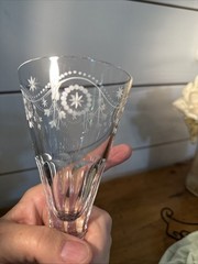 William Yeoward Crystal BUNNY 6 7/8 “ Wine Goblet; United Kingdom- Exc Condition