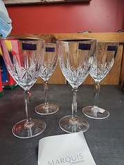 Set Of 4 Marquis by Waterford Sparkle Wine Glasses Made in Italy New In Box