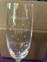 LOT OF 14 TOAST THE MILLENNIUM Toasting Flutes by Mikasa. BRAND NEW 1999 Product