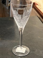Waterford Monique Lhuillier Fleur Crystal Wine Glass New