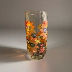 Vintage Libbey Tropical Tumblers Mixed Set Of 3 Drinking Glasses Beach Theme