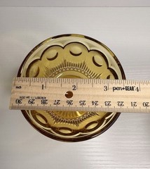 MCM Bartlett Collins St Genevieve Amber Champagne Sherbet Glass Replacement