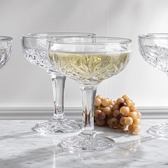 Elegant Dishwasher Safe Champagne Coupes Set of 4 – 6oz for Special Occasions