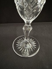 SET OF 6 JOSAIR PATRICIAN CATERINA CRYSTAL 8″ CHAMPAGNE FLUTES GLASSES GERMANY
