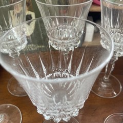 cristal d arques glasses Villeneuve Crystal Wine Water Set 6