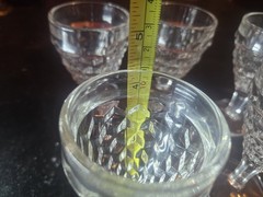 Set of 5 Fostoria American Hex Foot Wines 4-3/8″ 2 1/2 Oz