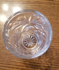 7 Early American Prescut Tumblers Anchor Hocking 4 oz Juice Glasses 4″x2.5” EAPC