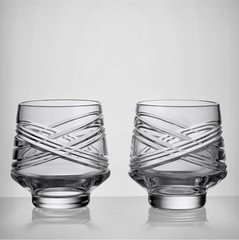 Waterford Mastercraft Aran Double Old Fashioned Tumbler 9.5 oz Set of 2 BNIB