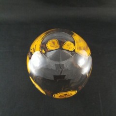 Mid Century Modern Yellow/Orange Tulip Flower Pattern Cocktail Glass Set Of 6