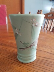 Pfaltzgraff Winterwood Tea Coffee Tall Mug Chickadee Bird Pine Berries