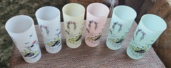 Vintage Libbey Southern Bell Victorian Frosted Ice Tea Tumblers Set of 6 VINTAGE