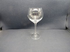 Studio Nova Crystal Venice Pattern Twist Stem Water Goblet 8 1/4″