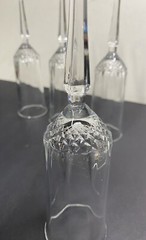 Set Of 4 Toscany Elite Fluted Champagne 8.25” Cocktail 24% Lead Crystal Glasses