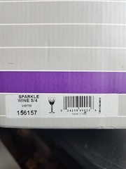 Set Of 4 Marquis by Waterford Sparkle Wine Glasses Made in Italy New In Box