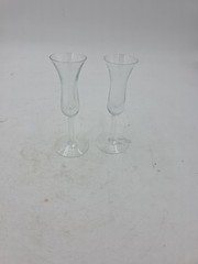 2 Pack Vintage Fluted Champagne Glass Beautiful High Quality