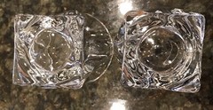 2 Mikasa Motion Double Old Fashioned Glasses 3 3/4″ Excellent Condition 10 Oz.