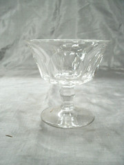 Vtg Heisey COLONIAL PANEL Set of 11-3-5/8″ Dessert Sherbet Flared Bowl Stem 359