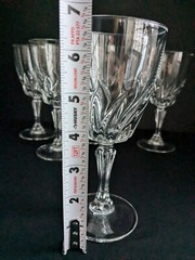 Flamenco 7″ Crystal Wine Glass By JG Durand (Set Of 5)