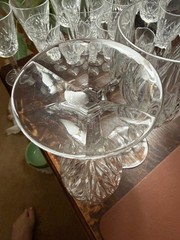 Gorham Crystal STAR BLOSSOM (2) Iced Tea Glasses MINT Condition Priced to SELL
