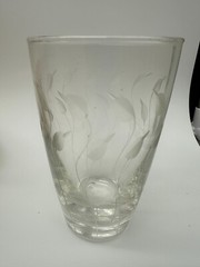 Lot 12 Libby Safedge Classic #597 Tumbler Etched Leaf NEW w/Boxes MCM