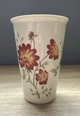 Lenox Butterfly Meadow Ceramic 10 Ounce Thermal Travel Mug No Lid Pre-owned