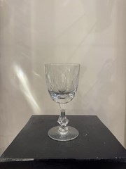 Tiffin Franciscan Mirage Water Goblet with Etching