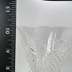 Pair of Waterford Crystal 10.25” Tall Wedding Heirloom Champagne Flutes