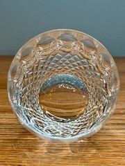 Set of 2 Vintage Waterford Crystal Old Fashioned Glasses, Colleen Pattern