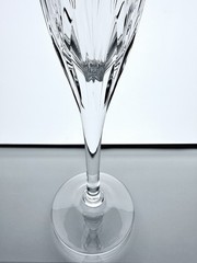 Stuart Litchfield Clear (Cut) – Fluted Champagne Glass, 9”