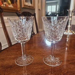 Pair Waterford Clare Wine Claret Goblets