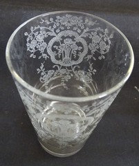 Glastonbury Lotus USA Bridal Bouquet Pitcher & 6 Tumblers