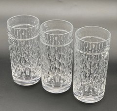 Ralph Lauren Aston Crystal Bar ware – Highball Glass Tumbler Set Of 3