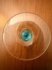 Vintage UV Reactive Cordial Glasses, Graduated Ball Stem, Mid Century Barware