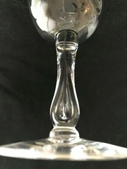 Fostoria Glass Co. ~ «Petite» Stem # 6085 ~ 5″ Stem Wine Glass (5 Avail.) ~ Mint