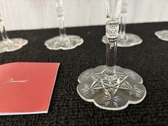 5 Wine Glasses Model Elbeuf Crystal From BACCARAT (Price Per Unit)