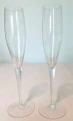 Exquisite 11.5 » Fluted Champagne Glasses Set of 2 Studio Nova Lyons