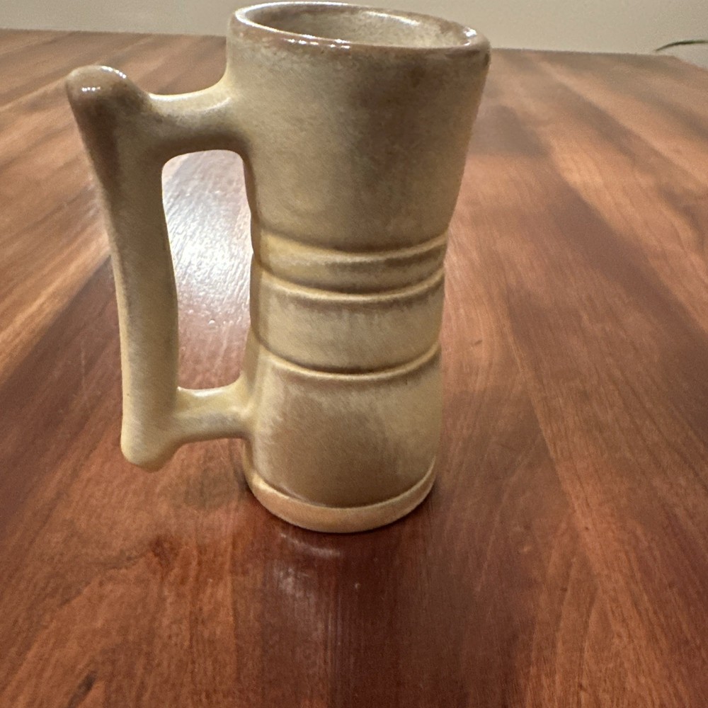 Frankoma Demitasse Mug/ Small Coffee Cup, 26DC – Desert Gold – MCM