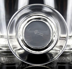 Lalique France PHALSBOURG OR RIQUEWIHR 5-1/4″ FLAT TUMBLERS GLASSES Set 7 Mint
