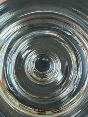 13 Val St Saint Lambert State Plain Water Large Goblet Glass Crystal Vintage