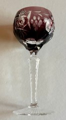 Traube by NACHTMANN Amethyst Cut to Clear Cordial ~ Western Germany